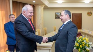 Председатель Следственного комитета РА Артур Погосян принял Чрезвычайного и полномочного посла Грузии в Армении